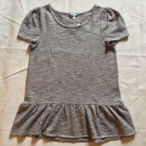 Anthropologie Women's Leifnotes Nora Peplum Top